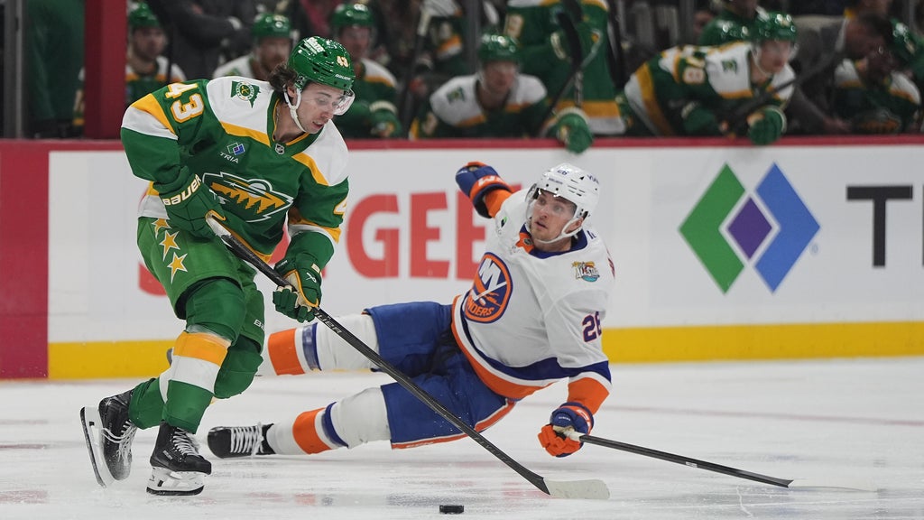 Schaefer scores his 2nd goal of the game in OT to lift Islanders past Wild, 4-3 — Rochester Sports news